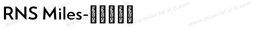 RNS Miles字体转换